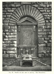 Example of Rustification, by Filippo Brunelleschi, Palazzo Pitti, Florence, Italy