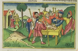 Exodus 12 The First Passover, from the Nuremberg Bible by German School