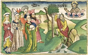Exodus 15:1-19 The Song of Moses, from the Nuremberg Bible by German School