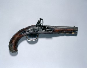 Flintlock Pistol, Barrel Maker Johann Andreas Kuchenreuter (1716-1795), c.1750 by German School