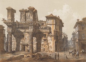 Forum of Nerva, Rome by German School