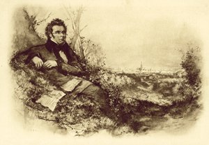 Franz Schubert by German School