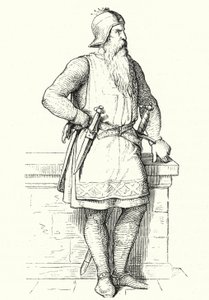 Frederick Barbarossa, King of Germany and Italy and Holy Roman Emperor (engraving) by German School