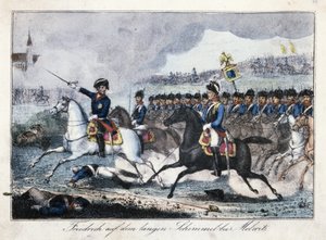 Frederick on his White Horse near Molwitz