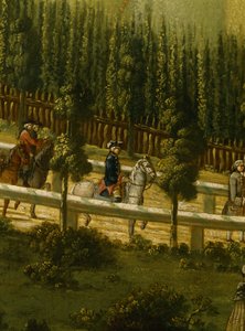 Frederick the Great on Horseback in the Maulbeerallee near Sanssouci by German School