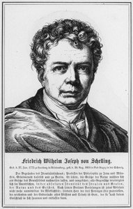 Friedrich Wilhelm Joseph von Schelling (engraving) by German School
