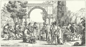 Garden in Renaissance Florence by German School