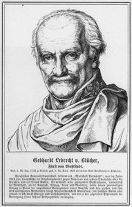 Gebhardt Lebrecht von Blucher, Prince of Wahlstadt by German School