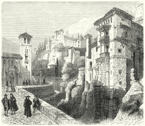 Generalife, summer palace of the Nasrid rulers of the Emirate of Granada, Spain