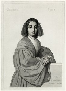 George Sand by German School