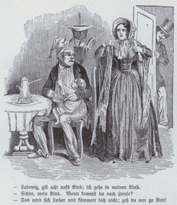 German cartoon on the Democratic Women
