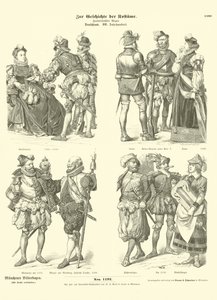 German costumes by German School