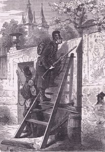 German exploring party, Cassells History of the War between France and Germany published by Cassell and Company Limited, c.1890