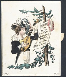 German Greetings Card by German School