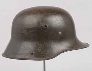German Steel Helmet or Stahlhelm, c.1916 by German School
