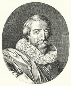 Giambattista Marino, Italian Poet (engraving) by German School