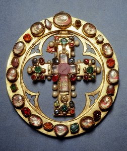 Gold Cross and German Manufacture Stones