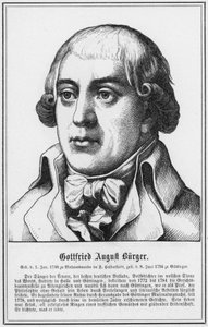Gottfried August Burger by German School