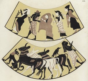 Greek vase painting by German School