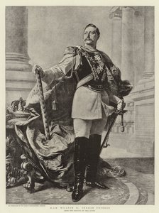 H I M William II, German Emperor by German School