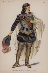 Hannibal, Freiherr von Dohna, from Der Generalfeldoberst by Ernst von Wildenbruch by German School