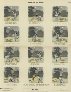 Hans and the Moon by German School