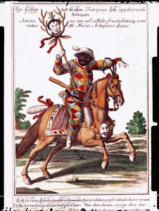 Harlequin on Horseback