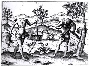 Headless men and women, illustration from Sir Walter Raleigh