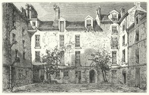 Home of French playwright Jean Racine on the Rue du Marais in Paris