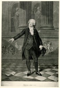 Honoré Gabriel de Riqueti, Count of Mirabeau (phototype) by German School