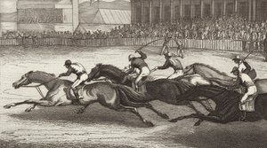 Horse racing in England by German School