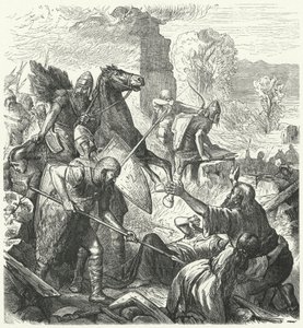 Hungarian Invaders in Italy, Early 10th Century by German School