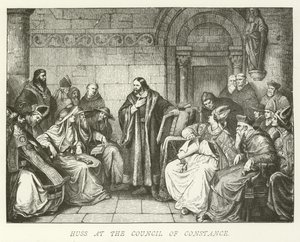 Huss at the Council of Constance by German School