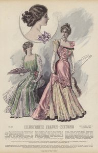 Illustration for Illustrirte Frauen-Zeitung