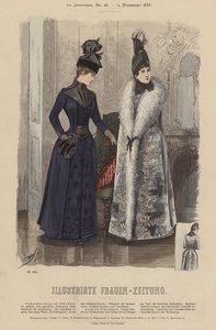 Illustration for Illustrirte Frauen-Zeitung