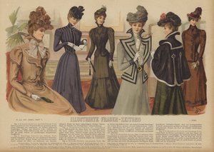 Illustration for Illustrirte Frauen-Zeitung by German School