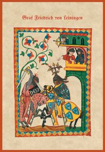 Illustration from a Medieval Songbook by German School