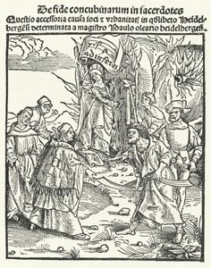 Illustration from a work by Jakob Wimpfeling by German School