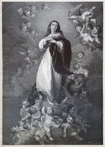 Immaculate Conception (Engraving) by German School