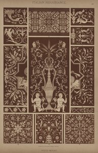 Italian Renaissance, Wood-Mosaic by German School