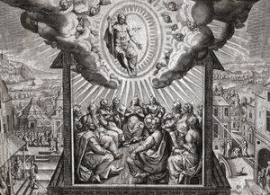 Jesus Christ and the Apostles (engraving)