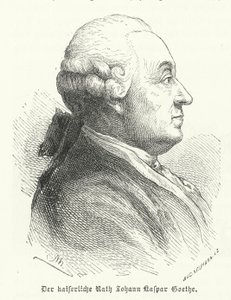 Johann Caspar Goethe, father of the German author Johann Wolfgang von Goethe by German School