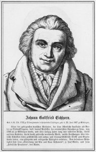 Johann Gottfried Eichhorn by German School