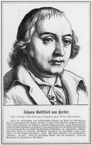 Johann Gottfried von Herder by German School