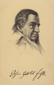Johann Gottlieb Fichte (1762-1814), German Philosopher and Writer