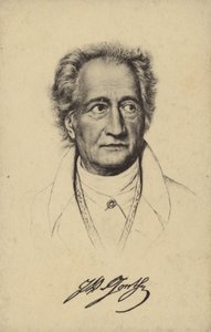 Johann Wolfgang von Goethe (1749-1832), German poet, novelist and playwright