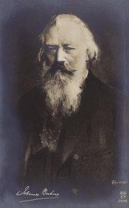 Johannes Brahms by German School