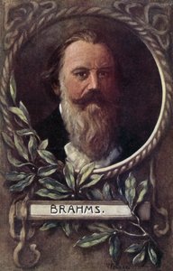 Johannes Brahms, German composer and pianist by German School