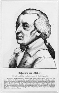 Johannes von Muller by German School