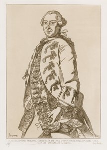 John Sigismund Pfinzing, State Councilor of the Empress of Germany, 1763